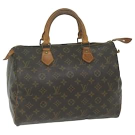 Louis Vuitton-Louis Vuitton Monogram Speedy 30 Hand Bag M41526 LV Auth 62724-Monogram
