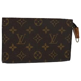 Louis Vuitton-LOUIS VUITTON Monogram Bucket PM Bolsa de acessórios LV Auth 61726-Monograma