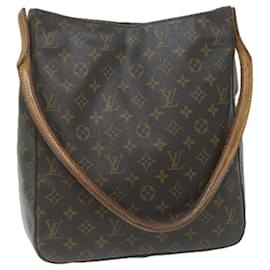 Louis Vuitton-LOUIS VUITTON Monogram Looping GM Shoulder Bag M51145 LV Auth 63030-Monogram
