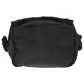 Prada-PRADA Shoulder Bag Nylon Black Auth bs11129-Black