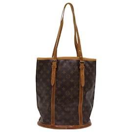 Louis Vuitton-LOUIS VUITTON Monogram Bucket GM Shoulder Bag M42236 LV Auth bs11119-Monogram