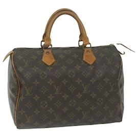 Louis Vuitton-Louis Vuitton Monogram Speedy 30 Hand Bag M41526 LV Auth 62606-Monogram