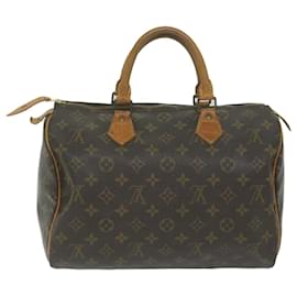 Louis Vuitton-Louis Vuitton Monogram Speedy 30 Hand Bag M41526 LV Auth 62606-Monogram