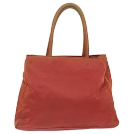 Prada-PRADA Hand Bag Nylon Red Auth 62359-Red