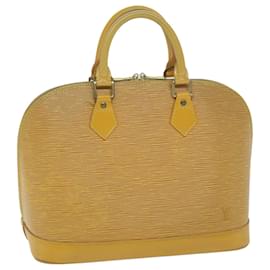 Louis Vuitton-Bolsa de mão LOUIS VUITTON Epi Alma Tassili Yellow M52149 Autenticação de LV 64148-Outro