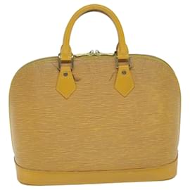 Louis Vuitton-LOUIS VUITTON Epi Alma Hand Bag Tassili Yellow M52149 LV Auth 64148-Other