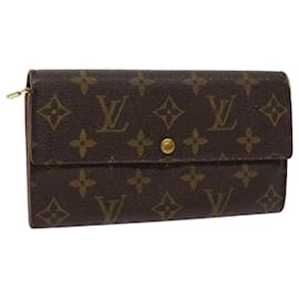 Louis Vuitton-LOUIS VUITTON Pochette con monogramma Porte Monnaie Credit Wallet M61725 auth 63420-Monogramma