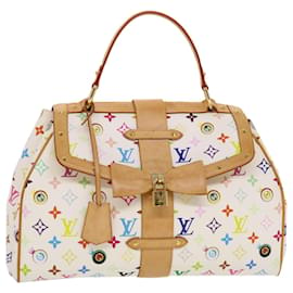 Louis Vuitton-LOUIS VUITTON I love monogram Sac Retro GM Hand Bag Blanc M92053 Auth LV 44514UNE-Blanc,Multicolore
