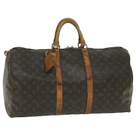 Louis Vuitton-Louis Vuitton-Monogramm Keepall 55 Boston Bag M.41424 LV Auth bs10752-Monogramm