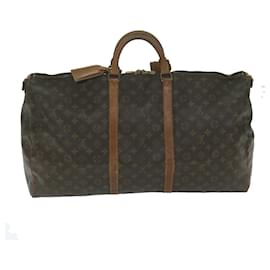 Louis Vuitton-Louis Vuitton Monogram Keepall Bandouliere 60 Boston Bag M.41412 LV Auth bs11254-Monogramm