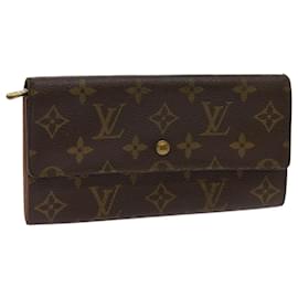 Louis Vuitton-LOUIS VUITTON Pochette con monogramma Porte Monnaie Credit Wallet M61725 auth 63912-Monogramma