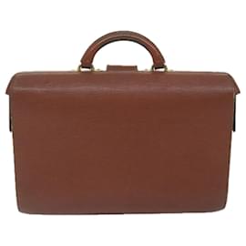Louis Vuitton-LOUIS VUITTON Epi Serviette Fermoir Briefcase Brown LV Auth ki3816-Brown