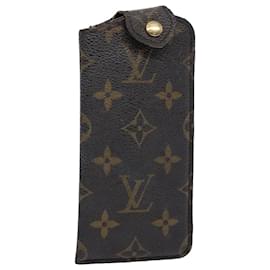 Louis Vuitton-LOUIS VUITTON Monogram Etui Lunette PM Brillenetui M66545 LV Auth 61271-Monogramm
