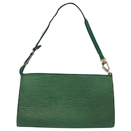 Louis Vuitton-LOUIS VUITTON Epi Pochette Accessori Pouch Vintage Verde M52984 Auth ar11170B-Verde