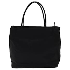 Prada-PRADA Hand Bag Nylon Black Auth am5491-Black