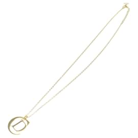 Christian Dior-Christian Dior Collar metal Oro Autenticación5525-Dorado