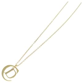 Christian Dior-Christian Dior Halskette Metall Gold Auth am5525-Golden