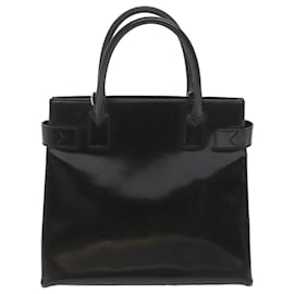 Gucci-GUCCI Hand Bag Leather Black 000 1669 Auth ep2652-Black