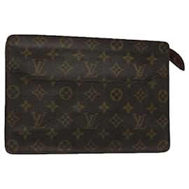 Louis Vuitton-LOUIS VUITTON Monogram Pochette Homme Clutch Bag M51795 LV Auth 62548-Monogram