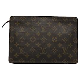 Louis Vuitton-LOUIS VUITTON Monogram Pochette Homme Clutch Bag M51795 Autenticação de LV 62548-Monograma