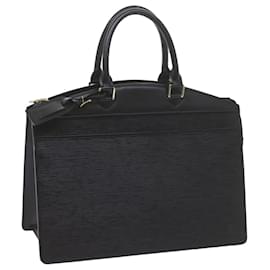 Louis Vuitton-Bolsa de mão LOUIS VUITTON Epi Riviera Noir preta M48182 Autenticação de LV 61614-Preto