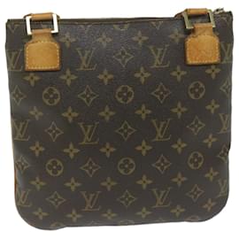 Louis Vuitton-Bolsa de ombro LOUIS VUITTON Monograma Pochette Bosphore M40044 LV Auth ki3914-Monograma