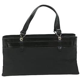 Christian Dior-Christian Dior Hand Bag Nylon Black Auth bs10870-Black