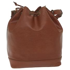 Louis Vuitton-LOUIS VUITTON Epi Noe Shoulder Bag Brown M44008 LV Auth bs10854-Brown
