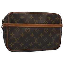 Louis Vuitton-Louis Vuitton Monogram Compiegne 23 Pochette M51847 LV Auth fm3003-Monogramma