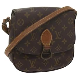 Louis Vuitton-LOUIS VUITTON Monogram Saint Cloud MM Shoulder Bag M51243 LV Auth 62388-Monogram