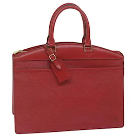 Louis Vuitton-Bolsa LOUIS VUITTON Epi Riviera Vermelho M48187 LV Auth ep2834-Vermelho