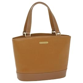 Burberry-BURBERRY Tote Bag Leather Brown Auth ep2860-Brown