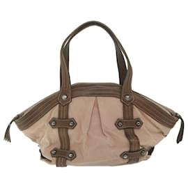 Burberry-BURBERRY Blue Label Sac à main Toile Rose Auth bs11042-Rose