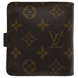 Louis Vuitton-LOUIS VUITTON Monogram Compact zip Wallet M61667 LV Auth yk9956-Monogram