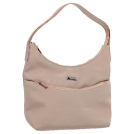 Gucci-GUCCI Shoulder Bag Canvas Beige Pink 76478 auth 62431-Pink,Beige