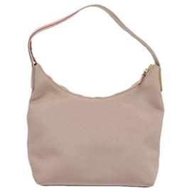 Gucci-GUCCI Shoulder Bag Canvas Beige Pink 76478 auth 62431-Pink,Beige
