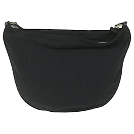 Fendi-FENDI Borsa A Tracolla Zucca Canvas Nero Auth ac2516-Nero