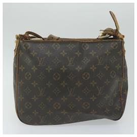 Louis Vuitton-LOUIS VUITTON Monogram Hudson GM Shoulder Bag M40045 LV Auth bs10788-Monogram