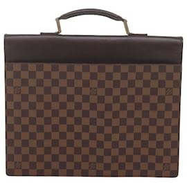 Louis Vuitton-LOUIS VUITTON Damier Ebene Altona PM Briefcase N53315 LV Auth bs10767-Other