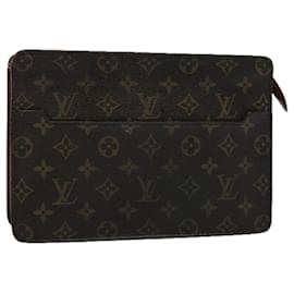 Louis Vuitton-LOUIS VUITTON Pochette Homme Clutch mit Monogramm M51795 LV Auth 62270-Monogramm