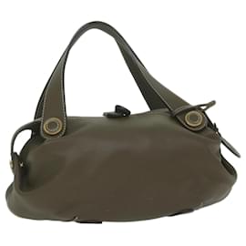 Loewe-LOEWE Shoulder Bag Leather Brown Auth bs10708-Brown