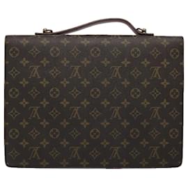 Louis Vuitton-LOUIS VUITTON Monograma Porte Documentos Voyage Business Bag M53361 Autenticação11145-Monograma
