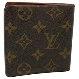 Louis Vuitton-Boletos LOUIS VUITTON Monogram Porte 9 Cartes Crdit Billfold M60930 Auth ai682-Monograma