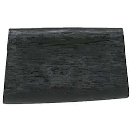 Louis Vuitton-LOUIS VUITTON Epi Art Deco Clutch Bag Black M52632 LV Auth ep2666-Black
