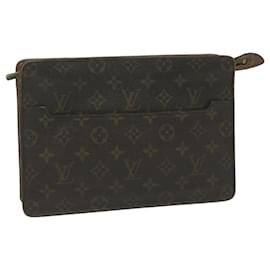 Louis Vuitton-Bolso de mano con monograma Pochette Homme de LOUIS VUITTON M51795 LV Auth th4392-Monograma