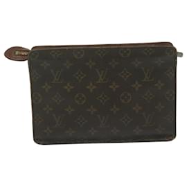 Louis Vuitton-LOUIS VUITTON Monogram Pochette Homme Clutch Bag M51795 LV Auth th4392-Monogram
