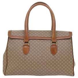 Céline-CELINE Bolso de mano de lona de macadán Beige Auth ki3925-Beige