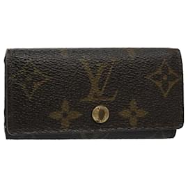 Louis Vuitton-LOUIS VUITTON Monogramma Multi Cles 4 Portachiavi M69517 LV Auth ep2780-Monogramma