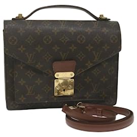 Louis Vuitton-Louis Vuitton Monogram Monceau 28 Hand Bag 2way M51185 LV Auth 61783-Monogram