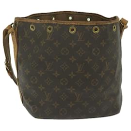 Louis Vuitton-LOUIS VUITTON Monogram Petit Noe Shoulder Bag M42226 LV Auth 62693-Monogram